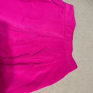 Women’s hot pink neoprene skinny leg ski pants